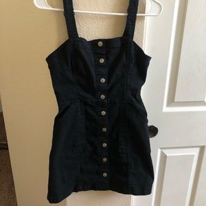 Black overalls dress (H&M) *FIRM PRICE*